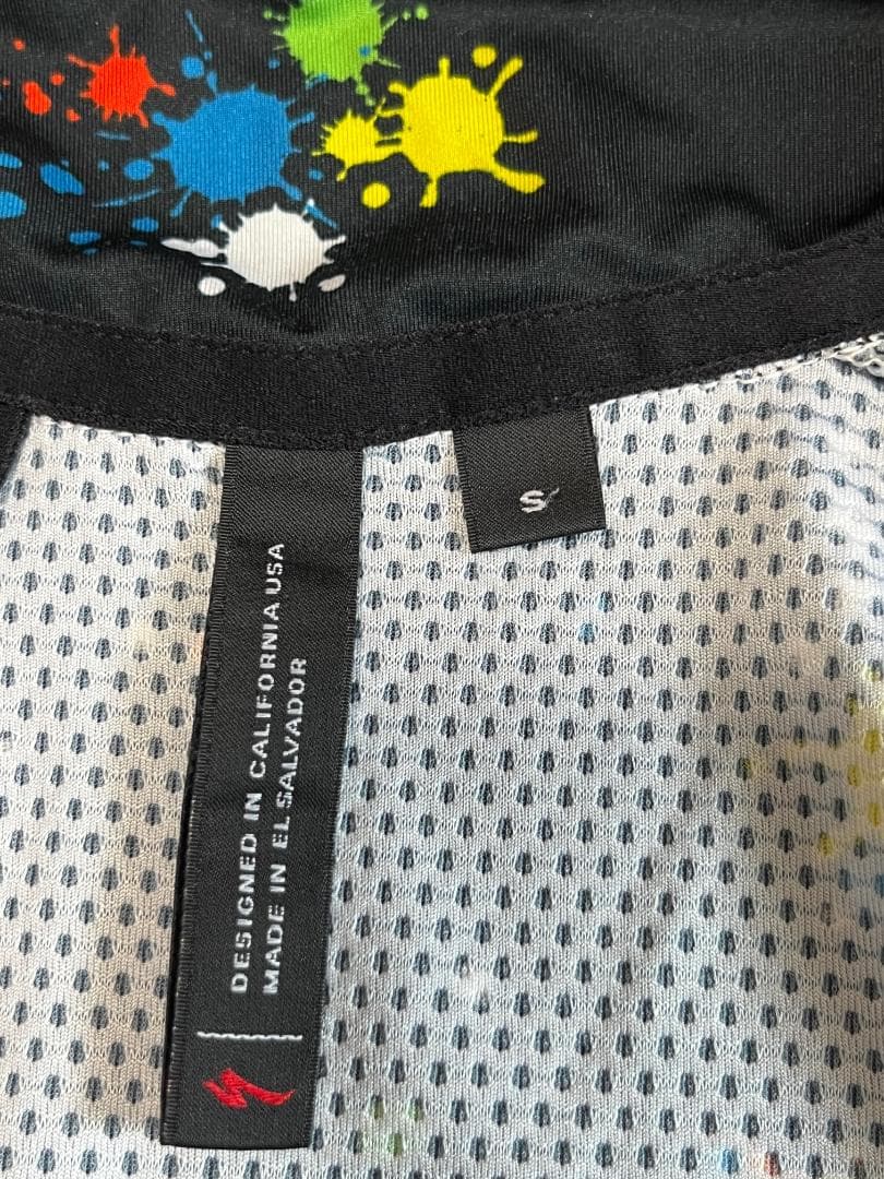 Specialized サイクルジャージ ブラック ペイントスプラッシュ