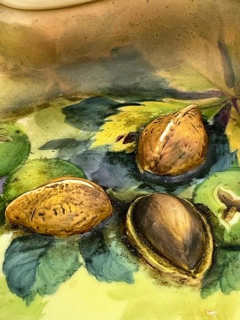 【希少】オールドノリタケ モールド 3D ナッツボウル 胡桃 クルミ 栗