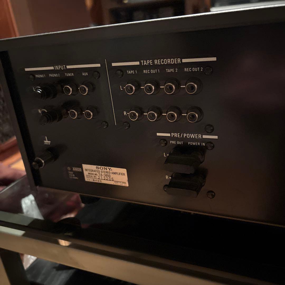 SONY TA-3650 プリメインアンプ　取説付き