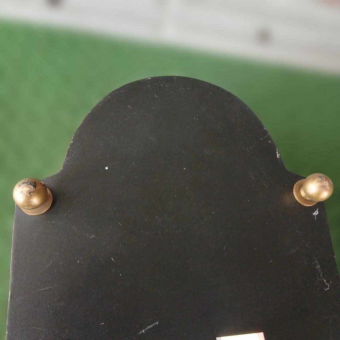 昭和レトロ アンティーク カントリー 青い花柄のオーバルプランター