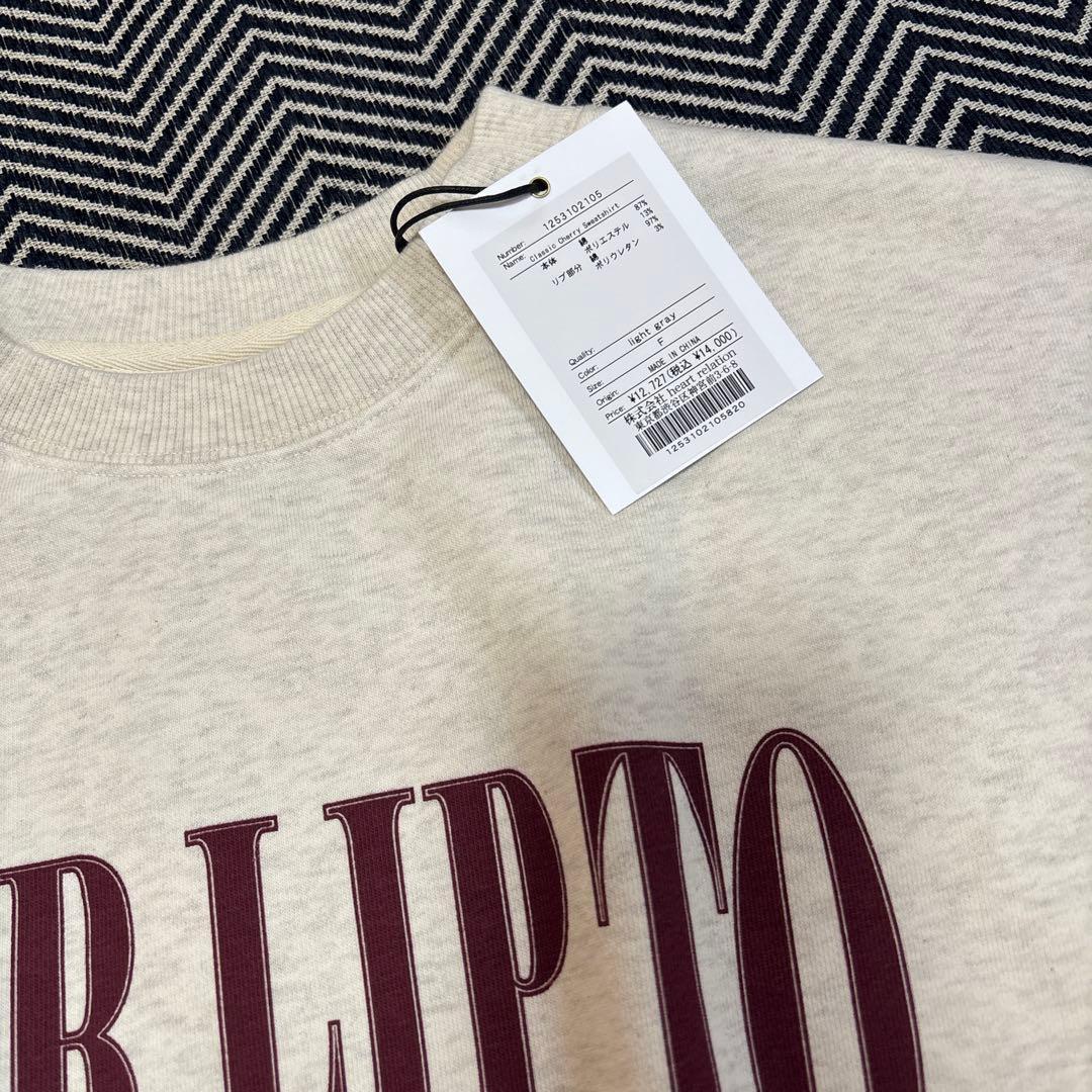 新品　Classic Cherry Sweatshirt herlipto