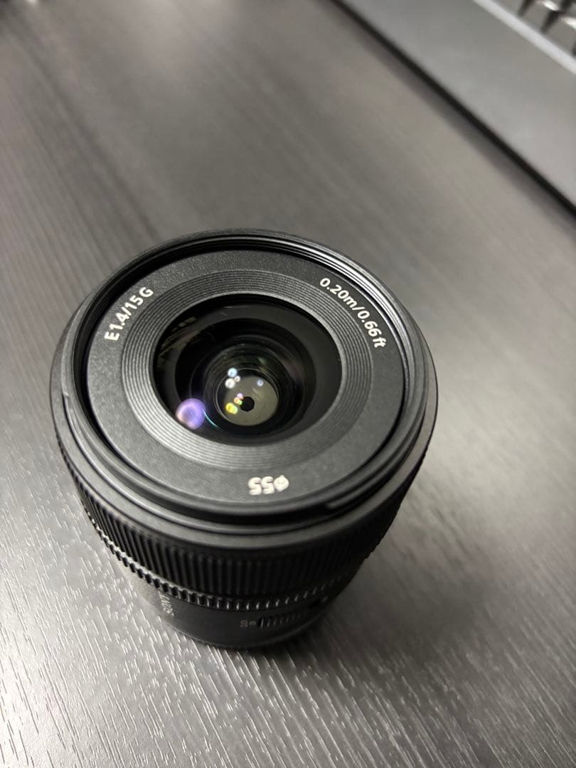 SONY E 15mm F1.4 G レンズ　SEL15F14G
