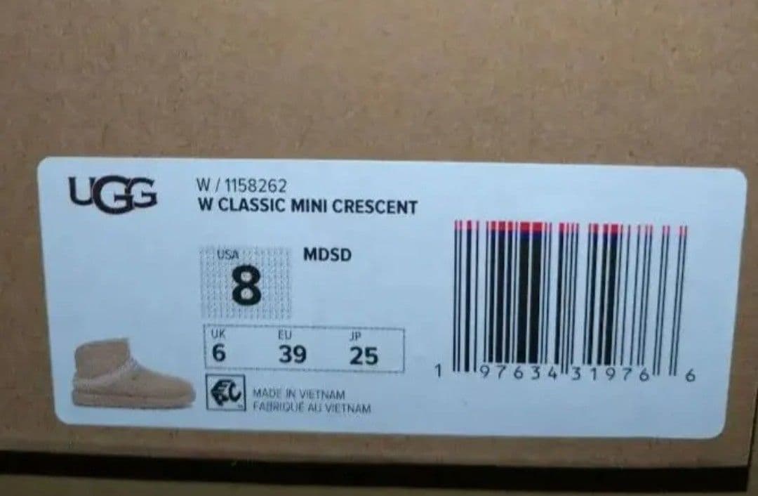 UGG W CLASSIC MINI CRESCENT 25センチ