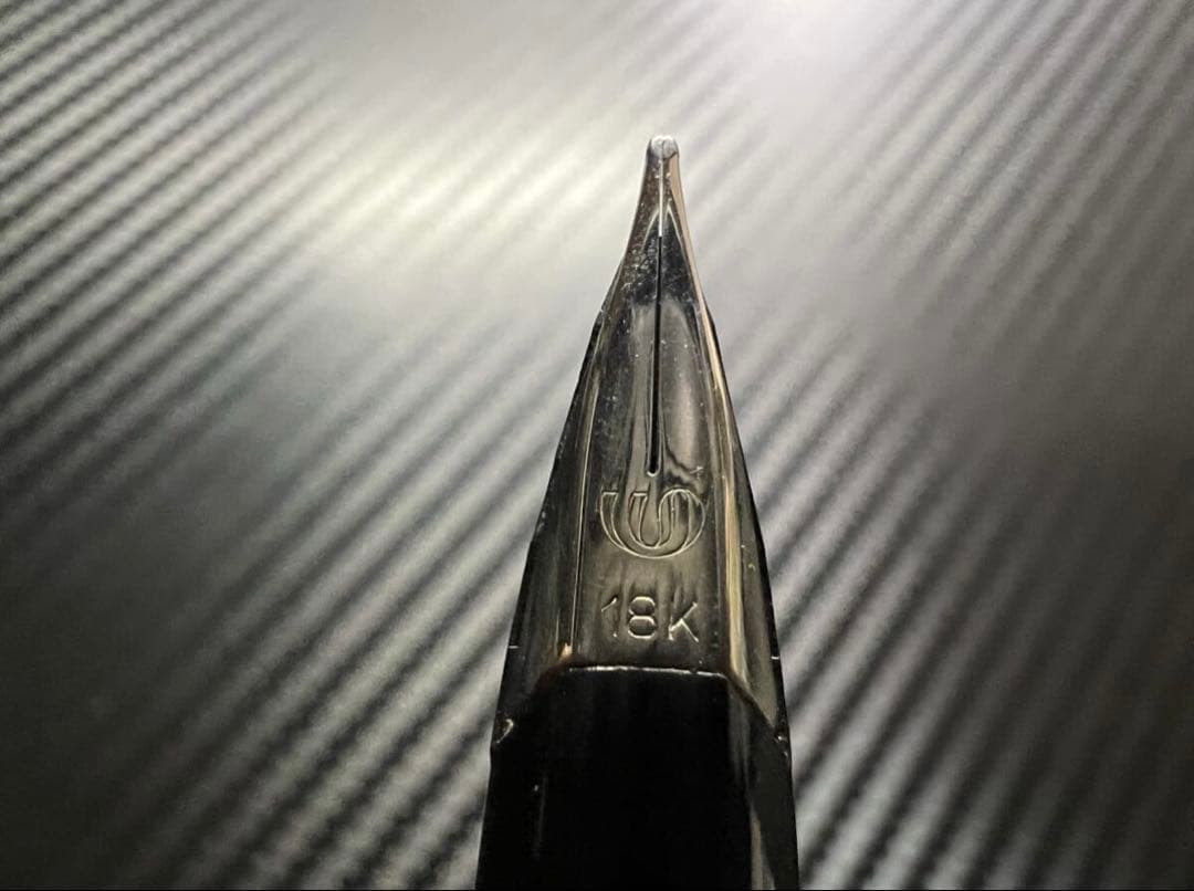 ウォーターマン 万年筆 美品 M 18金ニブ