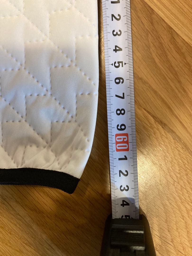 週末セールNew Balanceキルティングフード付きアウターホワイトMサイズ