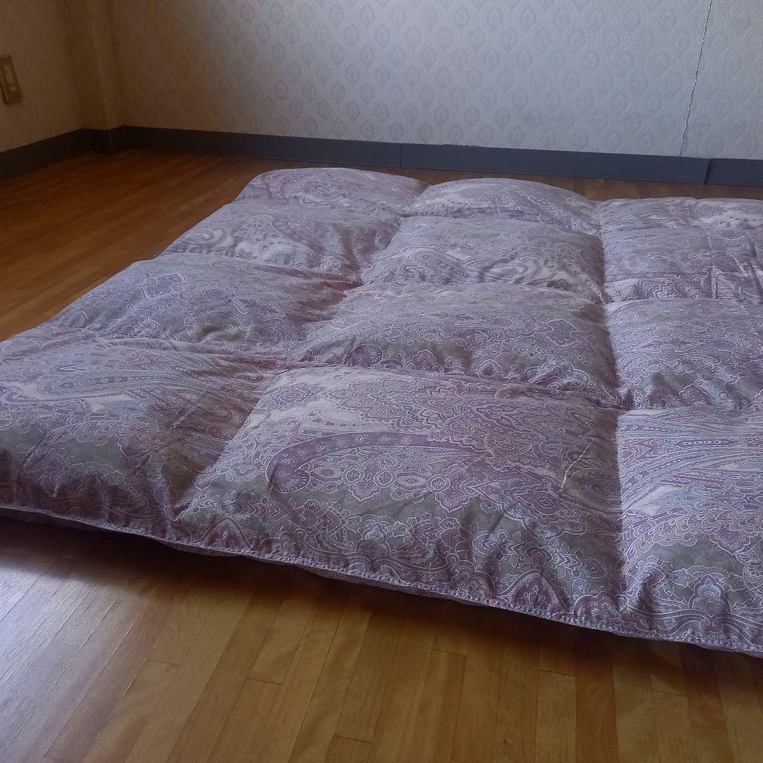 羽毛布団 増量 SDGS リフレッシュ羽毛 高密度生地 清潔 安心 日本製②