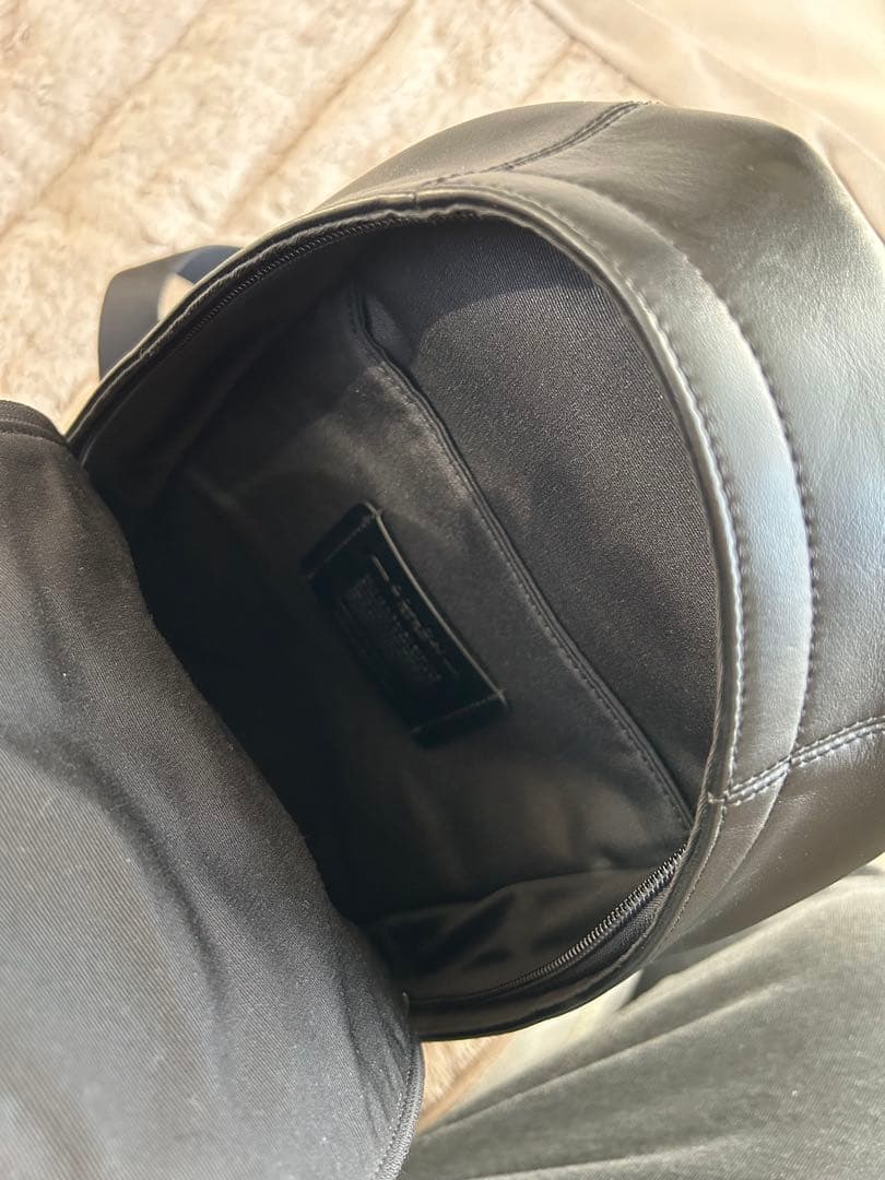 COACH ストライプデザイン ショルダーバッグ