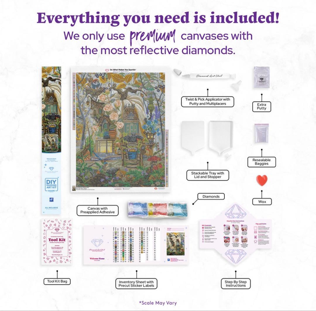 ダイヤモンドアートクラブ　Welcome  DACキット