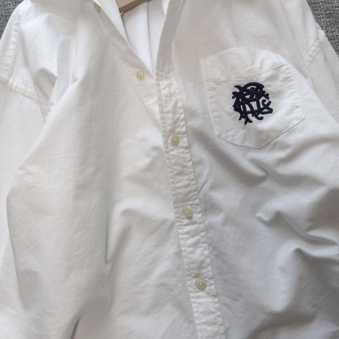 ラルフローレン　国内正規　オーバーサイズ　エンブレム刺繡　オックスフォードシャツ