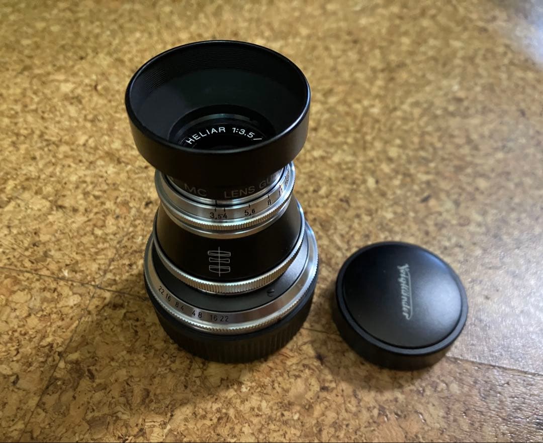 元箱・フード付　フォクトレンダー ヘリアー　 50mm F3.5 VMマウント