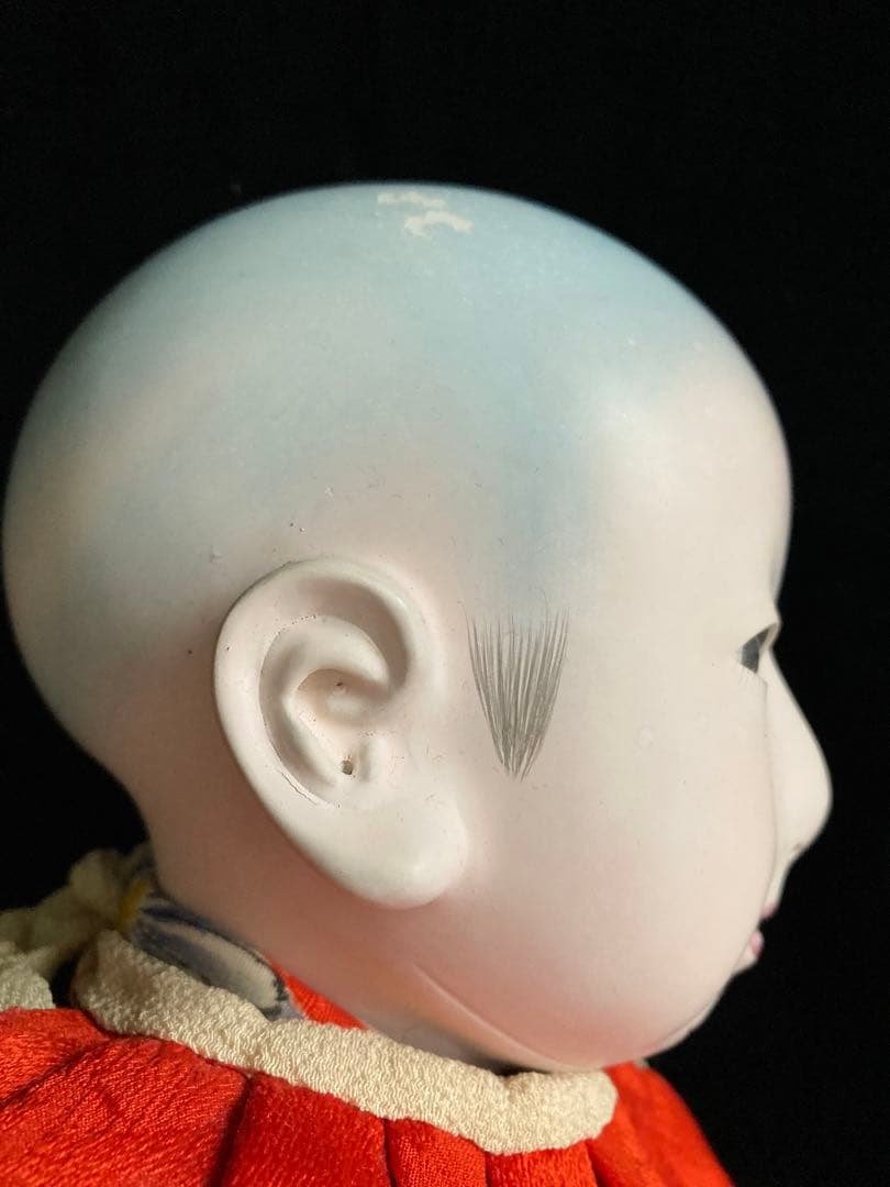 明治期　抱き人形　日本人形　市松人形　42㎝