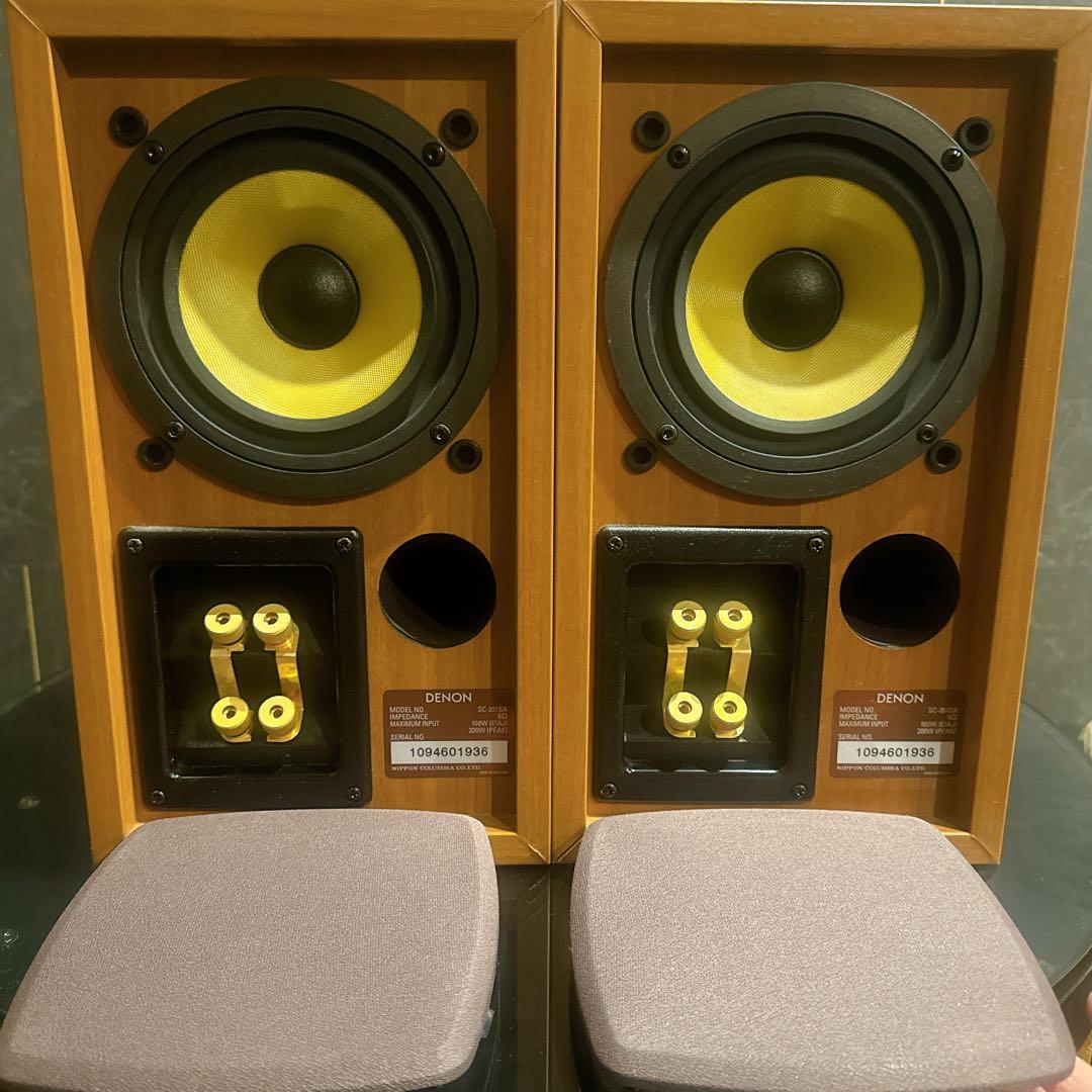 DENON デノン SC-201S スピーカー ペア同番 美品 2WAY 音質良