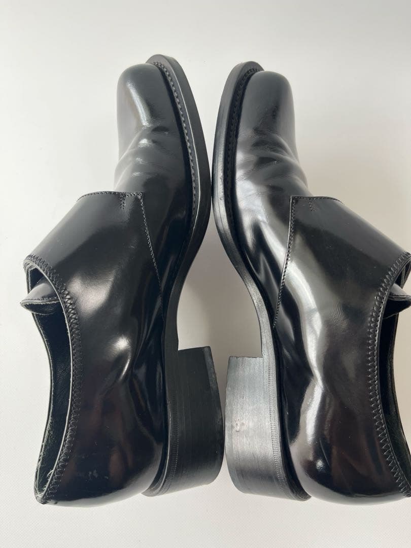 PRADA プラダ テープ ガラスレザー シューズ ストラップレザーシューズ