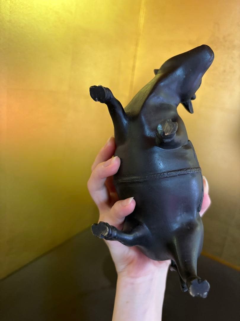 牛　香炉　置物