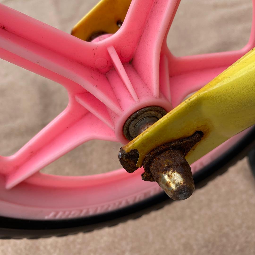 #STRIDER バランスバイク イエロー/ピンク #ストライダー　子供用