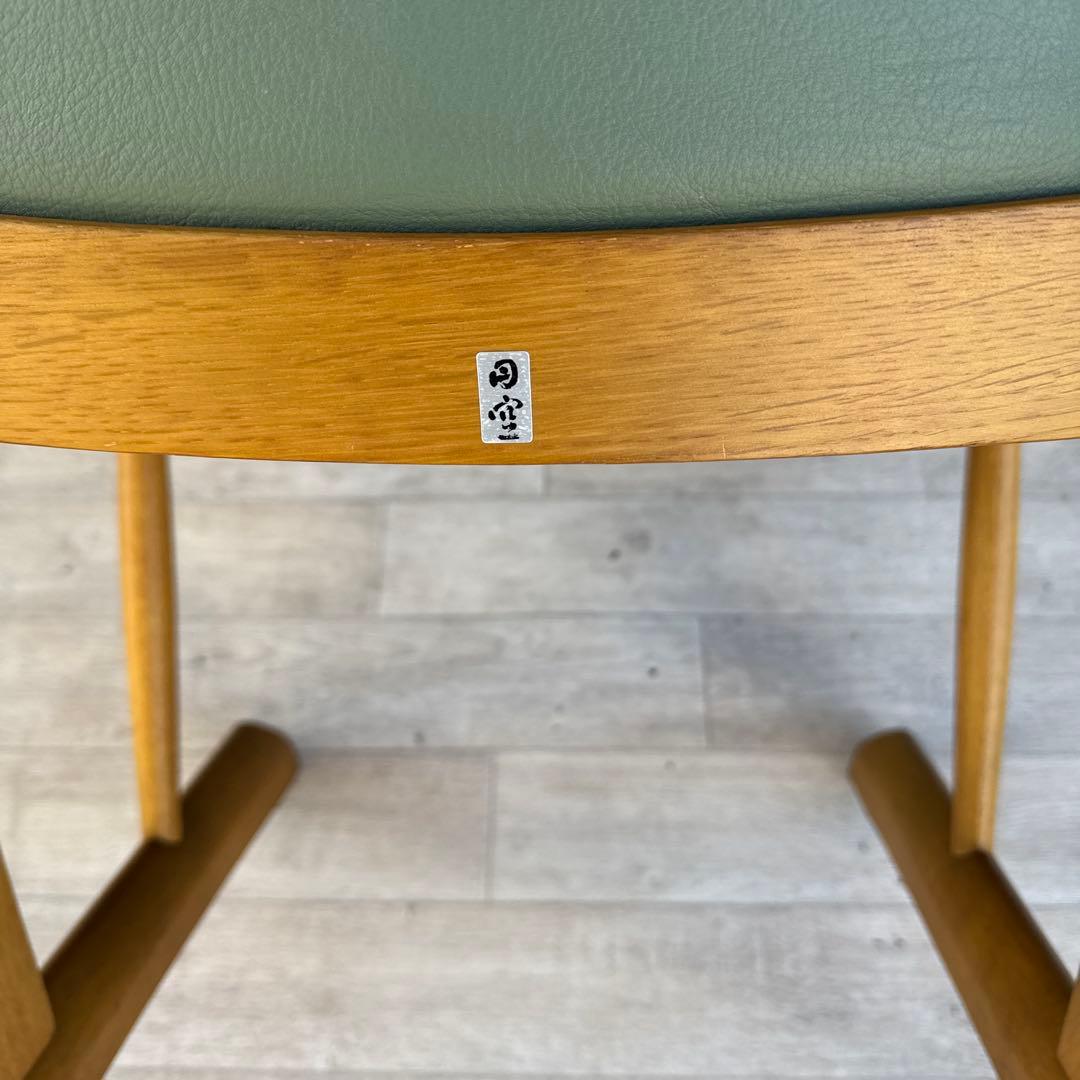 飛騨産業　アームチェア　ダイニングチェア　円空　佐々木敏光 デザイナー ③