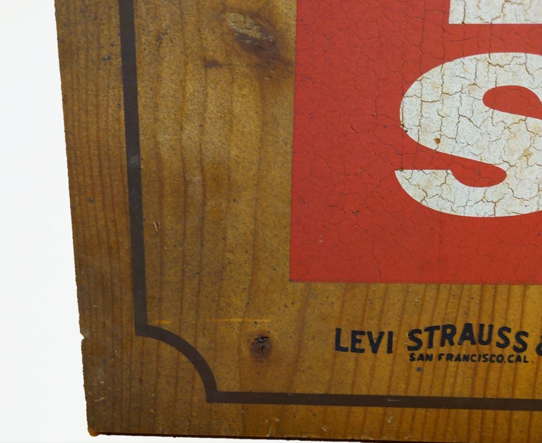 リーバイス 木製看板 REDTAB