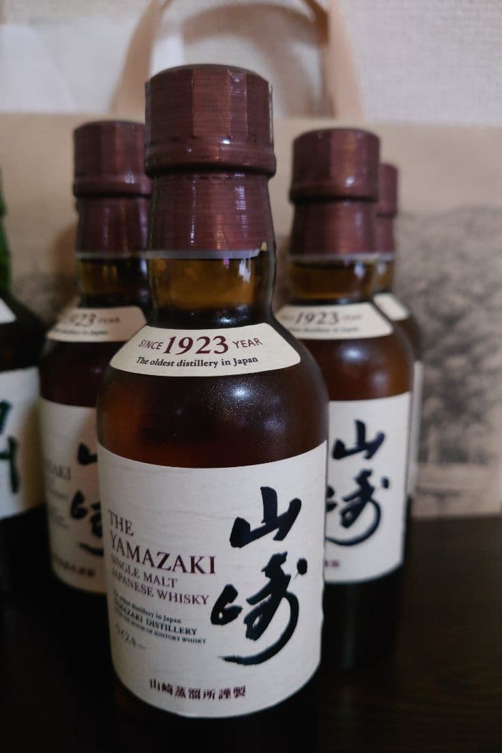 サントリー白州、山崎ミニボトル180ml10本セット