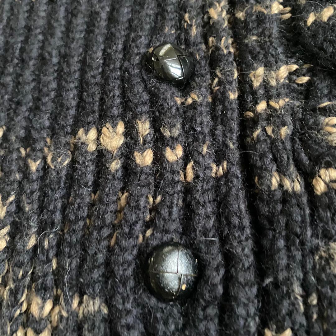 高級感✨ イタリア製 レコパン カウチンセーター ダブルブレスト アルパカ混