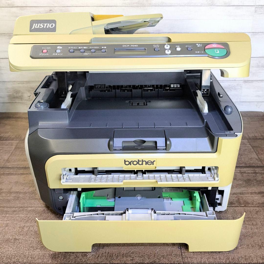 【動作確認済】Brother A4モノクロレーザーJUSTIO DCP-7040