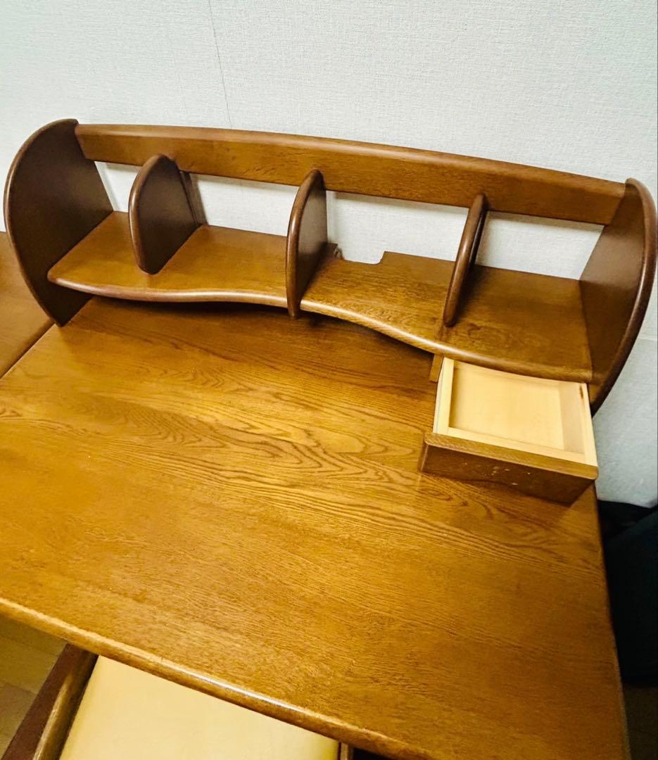 カリモク学習机本棚付き