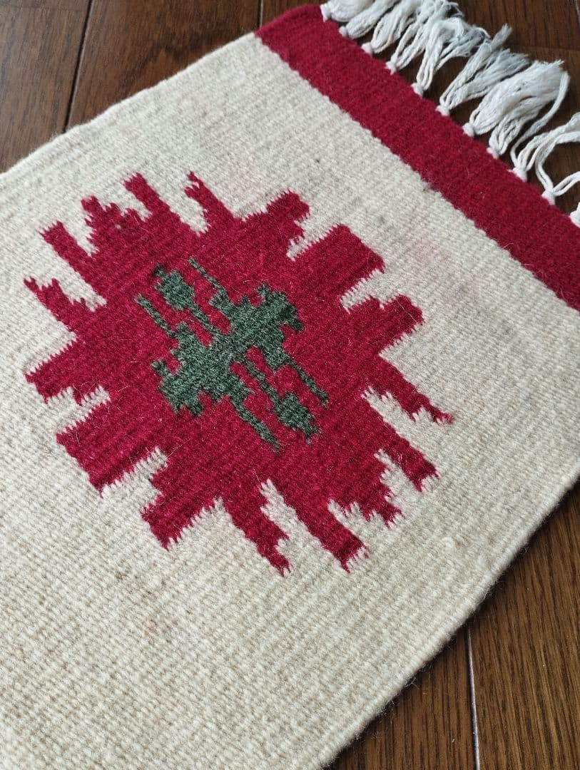 モロッコ　オールドミニラグ　トライバル　ビンテージ