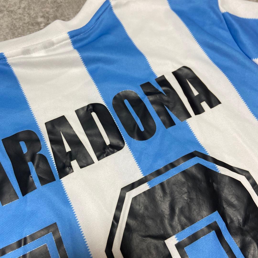 ルコック アルゼンチン代表 マラドーナ ユニフォーム ゲームシャツ 2XL