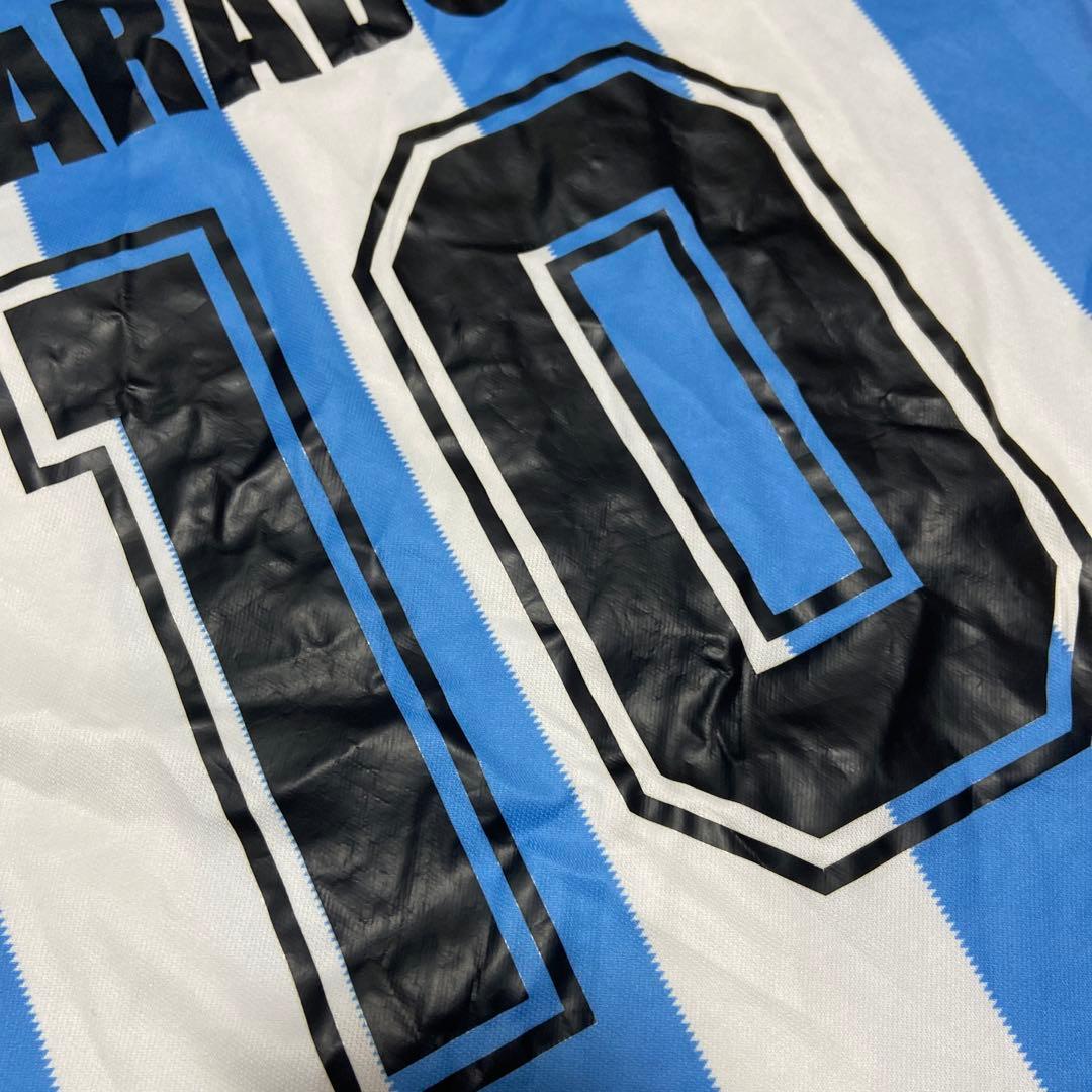 ルコック アルゼンチン代表 マラドーナ ユニフォーム ゲームシャツ 2XL