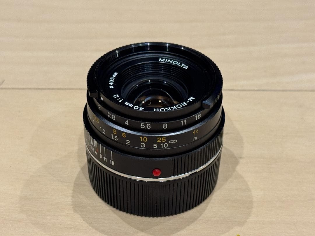MINOLTA M-ROKKOR 40mm F2 CLE 平行カム