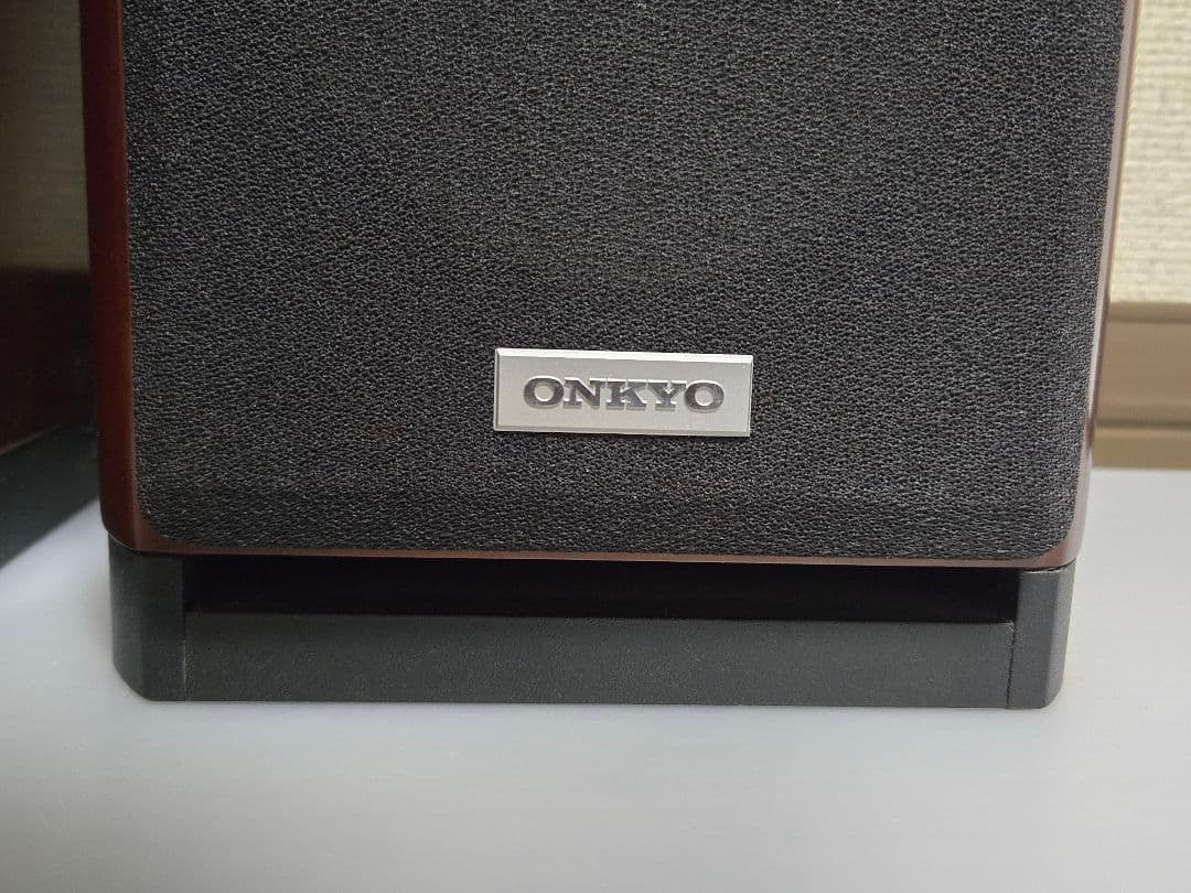 ONKYO オンキヨー スピーカー D-508M ペア 木目調 説明書付