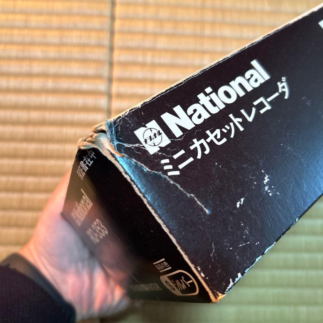 National RQ-353 ミニカセットレコーダー