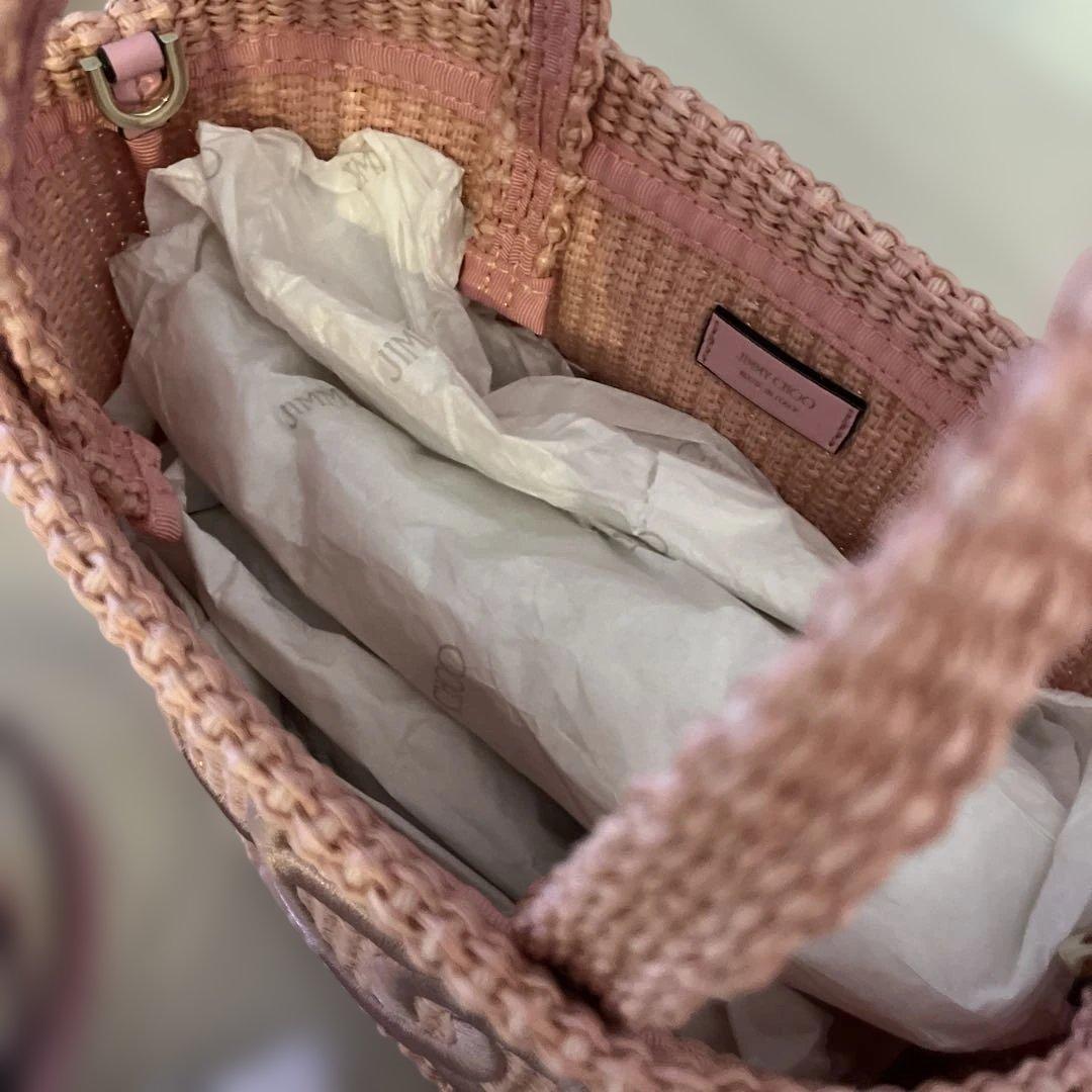 ジミーチュウ　かごバッグ