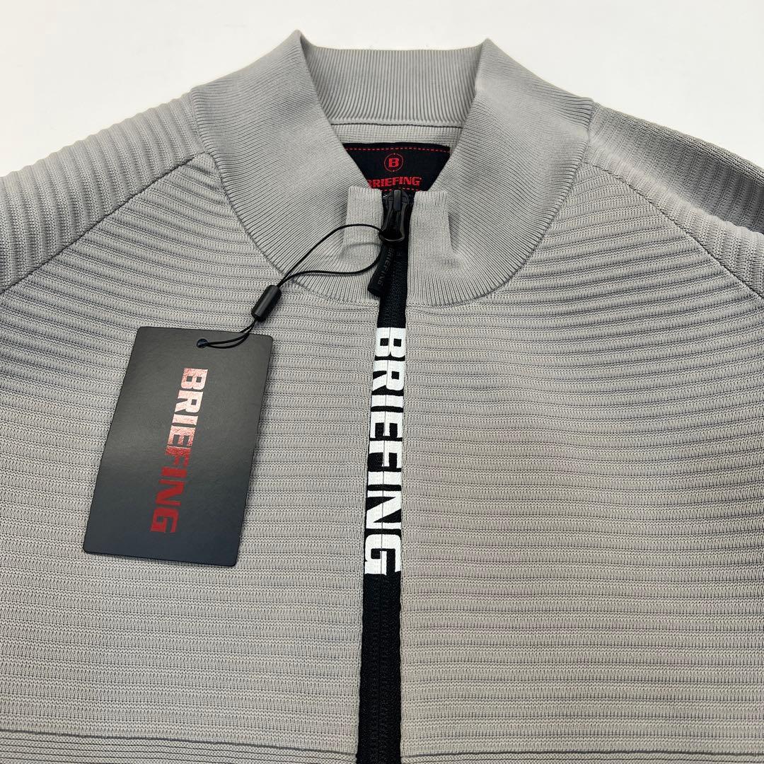 新品　BRIEFING MEN'S WR KNIT BLOUSON グレーL