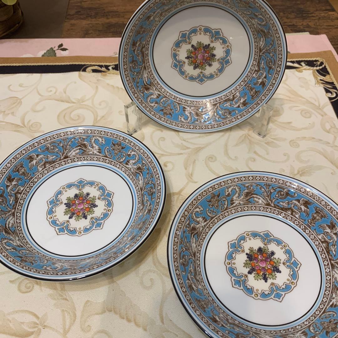 未使用　ウェッジウッド フロレンティーン　ターコイズ　12.8cmボウル　6枚