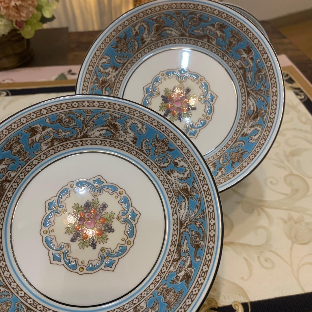 未使用　ウェッジウッド フロレンティーン　ターコイズ　12.8cmボウル　6枚