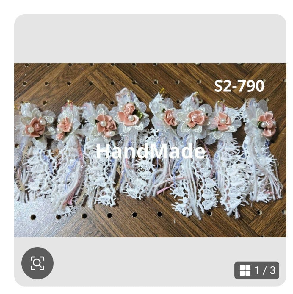 いちごパフェ☆✨ハンドメイドタッセルチャーム約12×4cm AJ