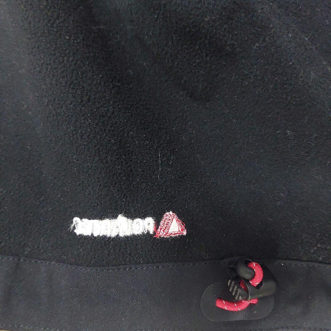 PING POLARTEC 裏起毛 薄手 ベスト ダブルジップ 黒 Lサイズ