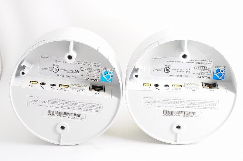 美品 2台 SONY SNC-DF50N セキュリティ ドームカメラ E5619
