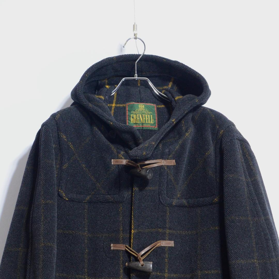 超極上品 グレンフェル ダッフル ムーアブルック グレー×オレンジ サイズ36