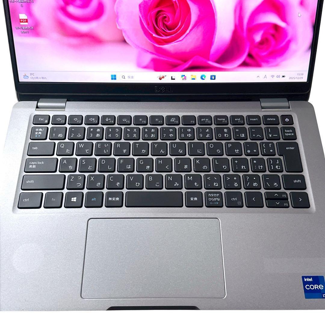 DELL　高性能【i7第11世代★16GB】13.3型／ノートパソコン 694