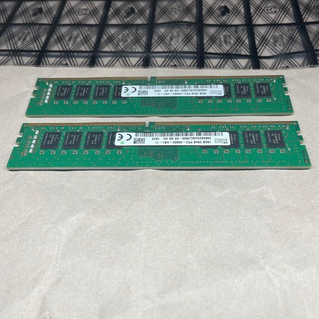 f*h様 SK hynix 32GB DDR4 2666MHz メモリ 16GB