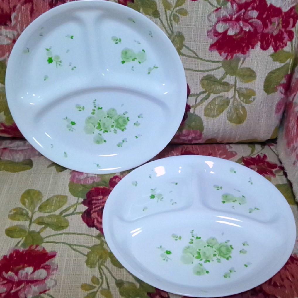 新品 コレール ローズ 薔薇 ランチ皿4枚