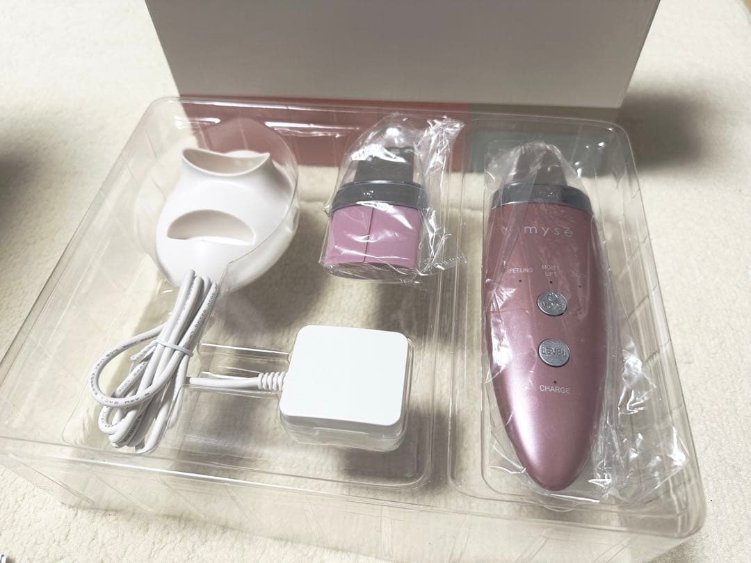 ミーゼ　mysé 美顔器 MS-40 ピンク 充電器付き