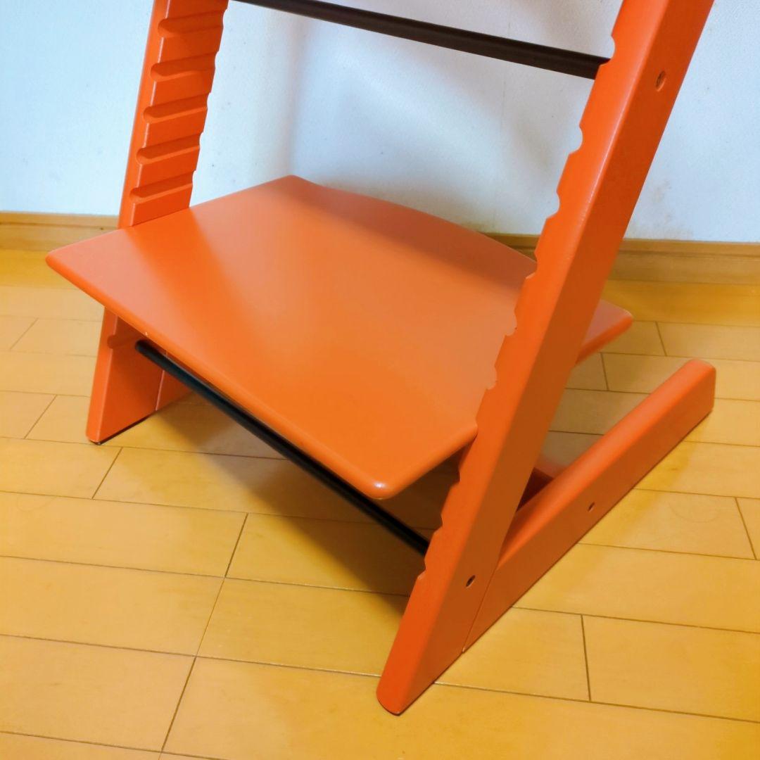 ⭐STOKKE ストッケ トリップトラップ シリアル4 人気のオレンジ♪