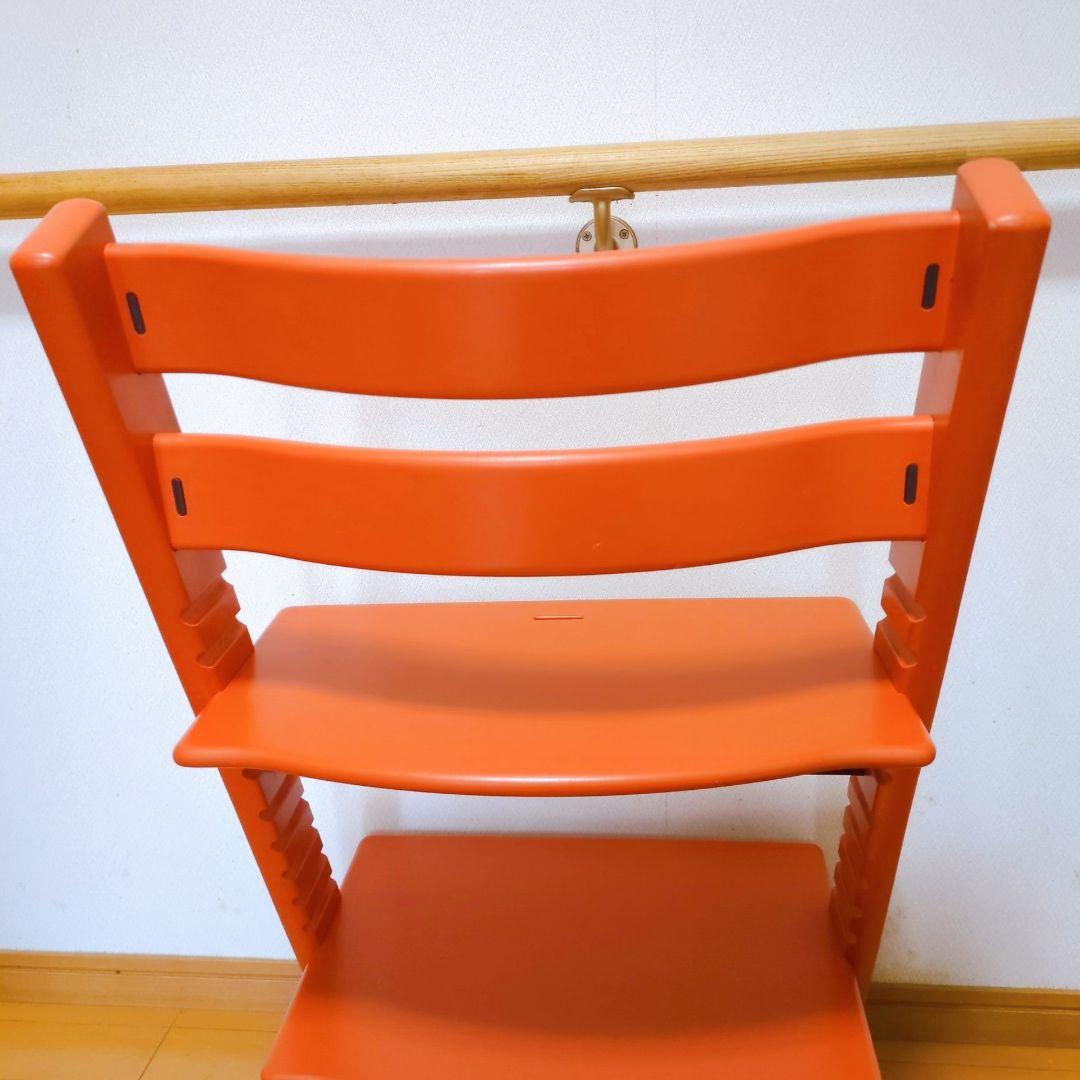 ⭐STOKKE ストッケ トリップトラップ シリアル4 人気のオレンジ♪