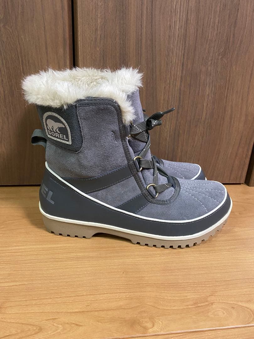 【未使用に近い】SORELティボリ　グレー　25㎝