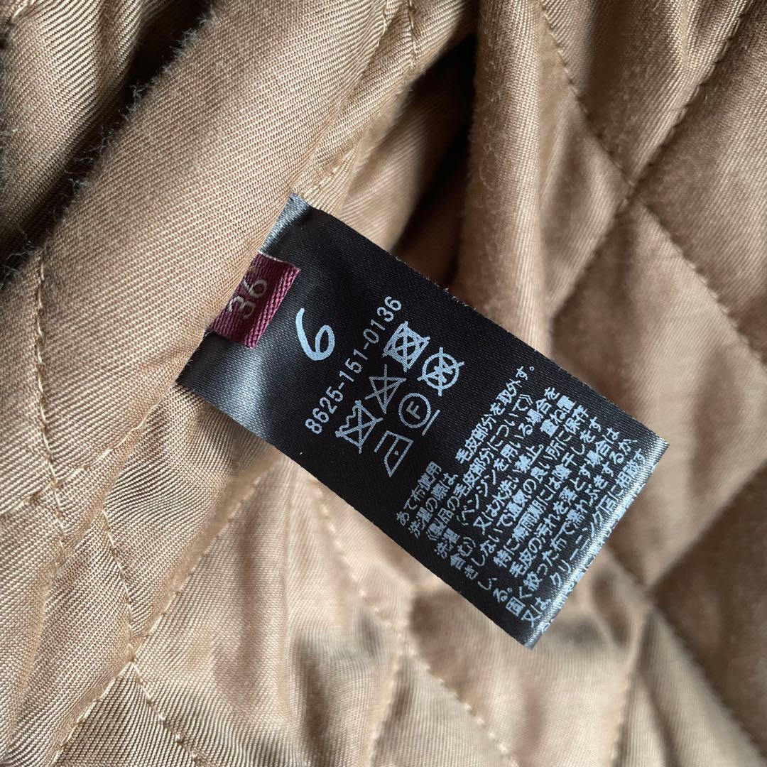 ジャケット・アウター 6(ROKU) BOA COLLAR ZIP COAT B