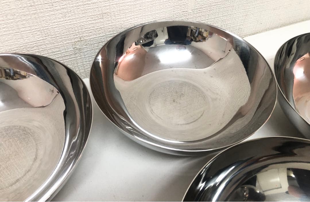 韓国製 18-8ステン冷麺容器 SL-03 8枚セット