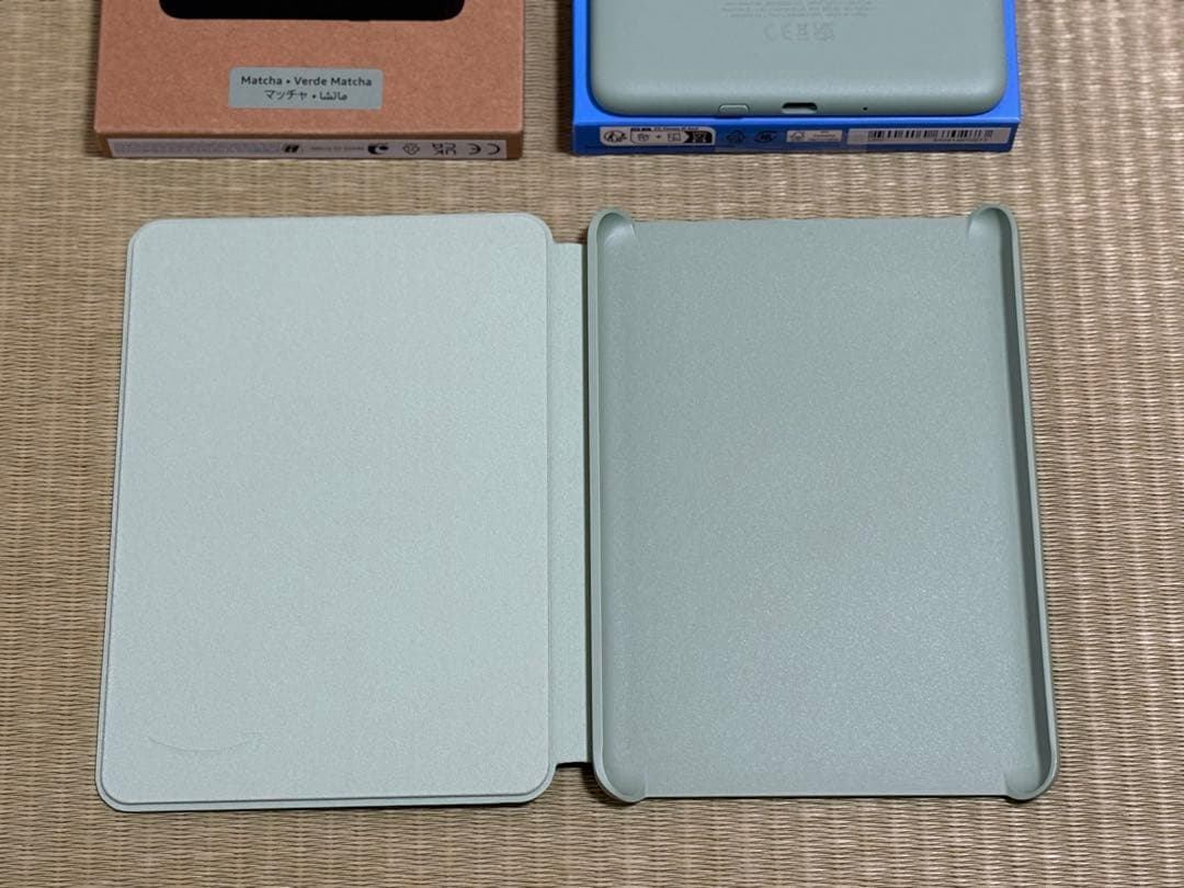 New Kindle2024年16GB マッチャ広告なし&純正ファブリックカバー
