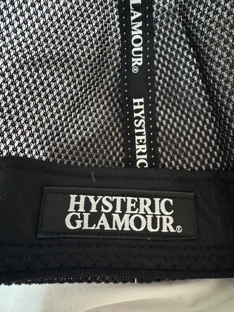 HYSTERIC GLAMOUR Speedster メッシュキャップ ブラック